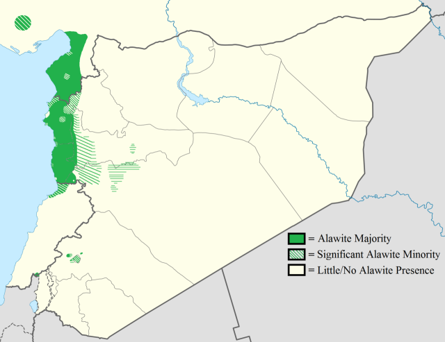 Ethno Alawite Distribution in the Levant